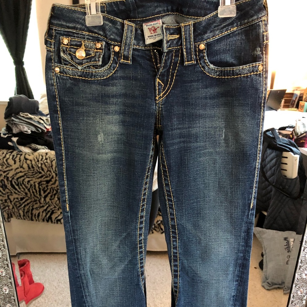 True Religion rhinestone jeans